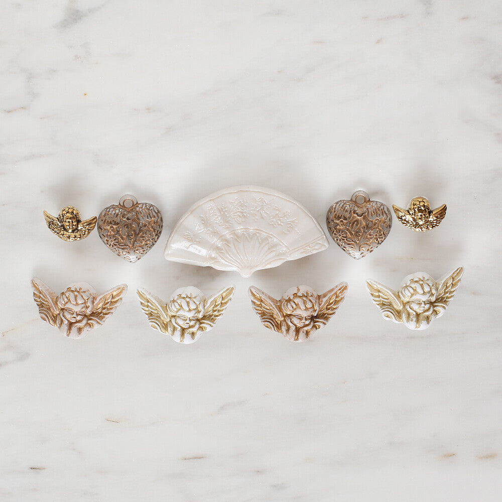 Buttons & Galore Decorative Baby Button, Angelic