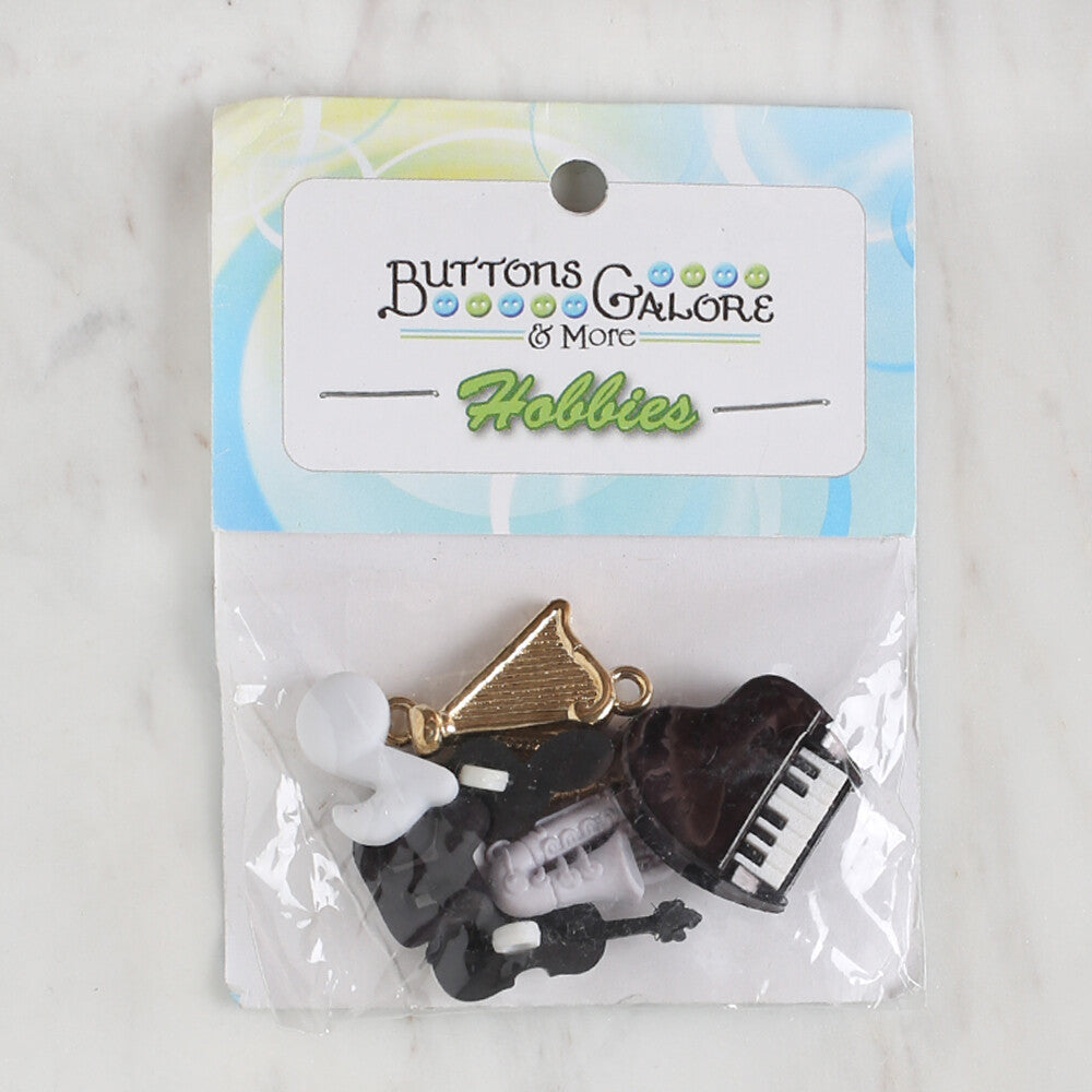 Buttons & Galore Decorative Baby Button, Music