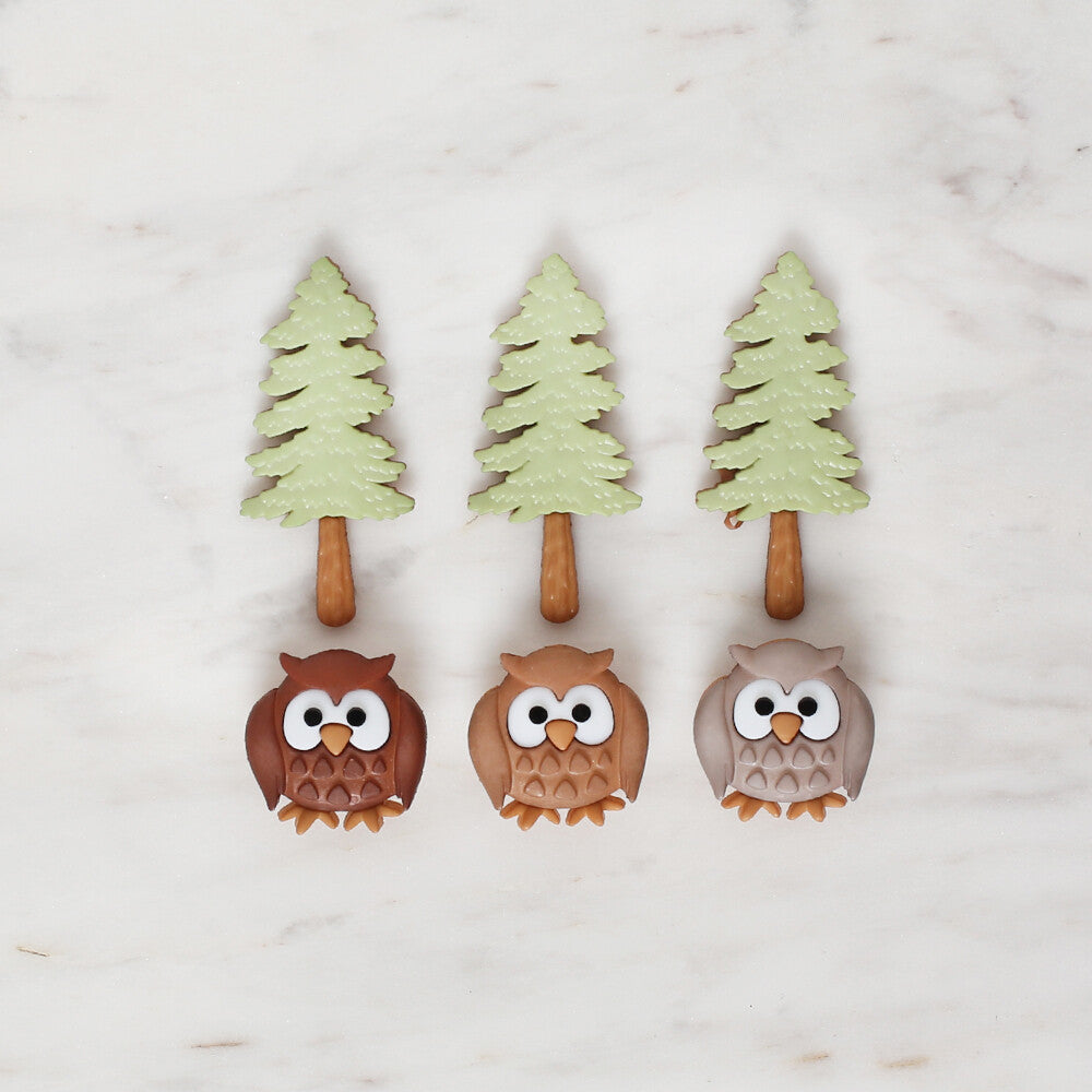 Dress It Up Creative Button Assortment, Night Owls - 5816