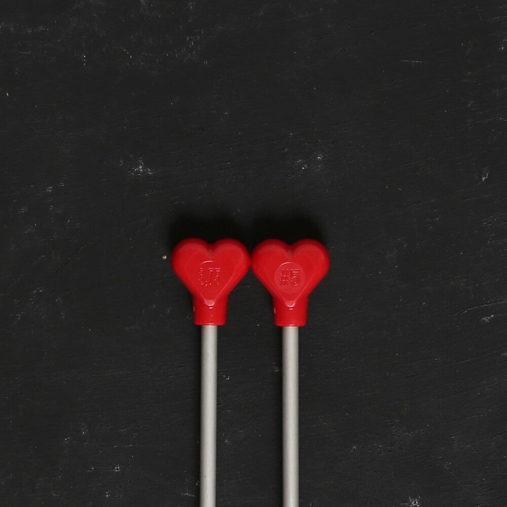 ADDI 3.75MM 40CM JACKET KNITTING NEEDLES, ALUMINIUM - 200-7