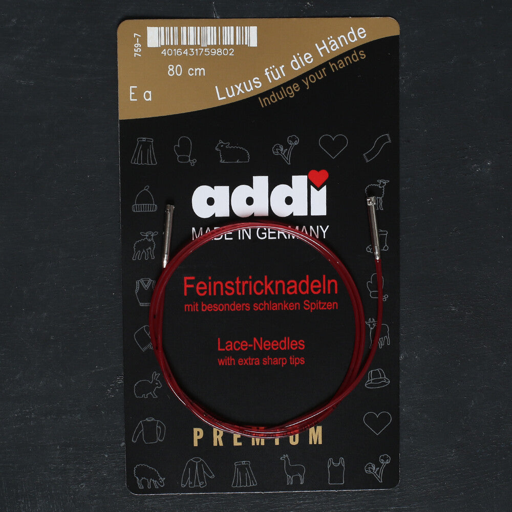 Addi Click Lace Short 80 cm Circular Knitting Cord - 759-7