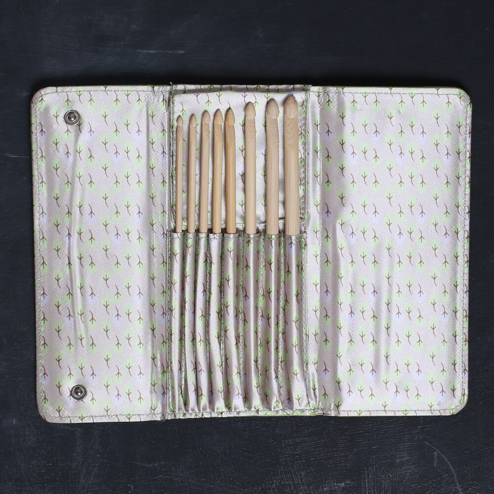 Addi Click Hook Bamboo 15 cm Interchangable Crochet Hook Tip Set - 540-2