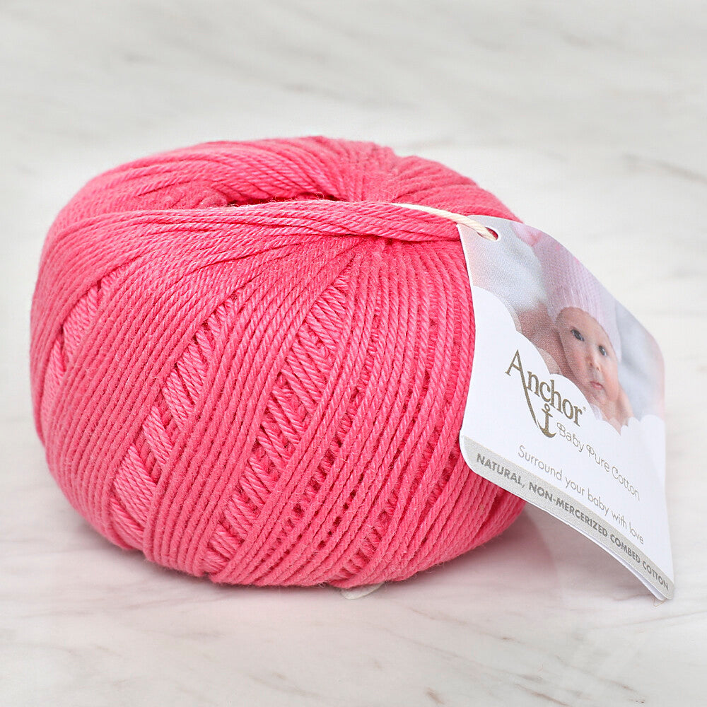 Anchor Baby Pure Cotton 4ply Yarn, Vermilion - 4804000 - 00038