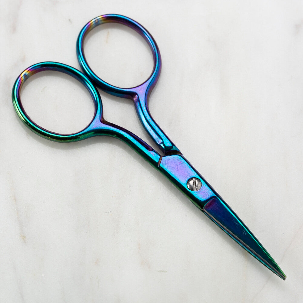 Loren Rainbow Titanium Embroidery Scissors B-4819