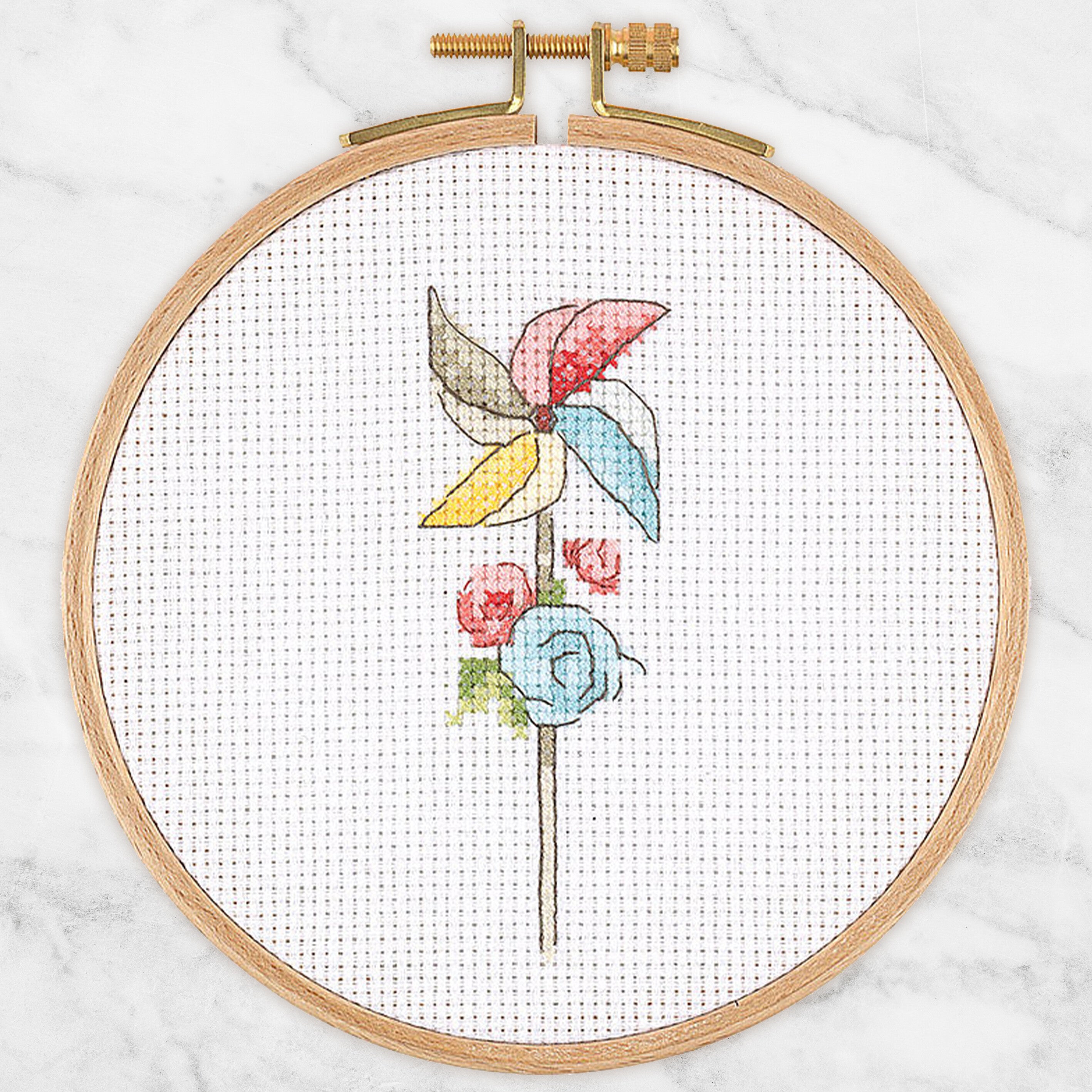 Tuva Cross Stitch Kit, Whirligig - E1302
