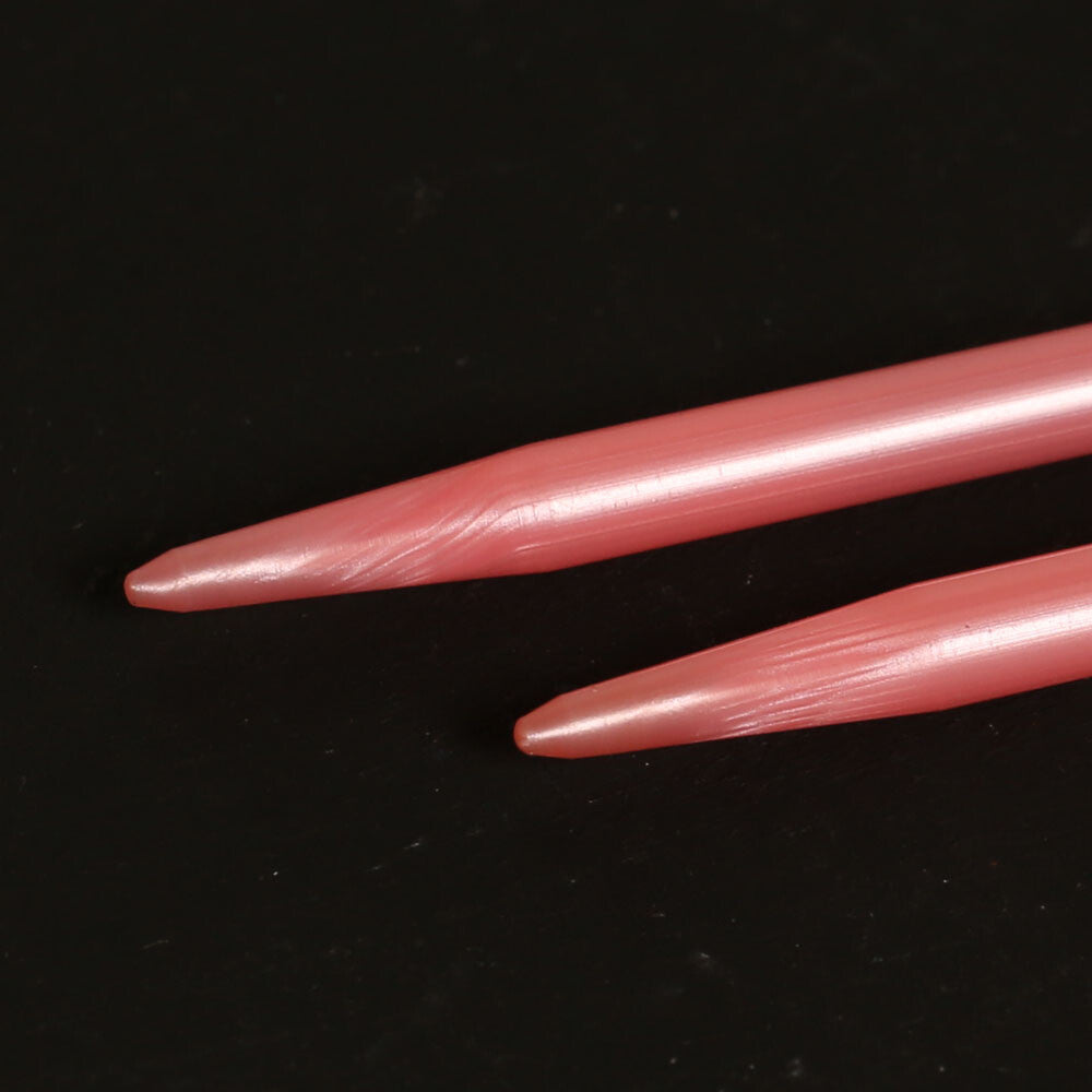 Pony Pearl 4.5 mm 35 cm Plastic Knitting Needle, Pink- 33629