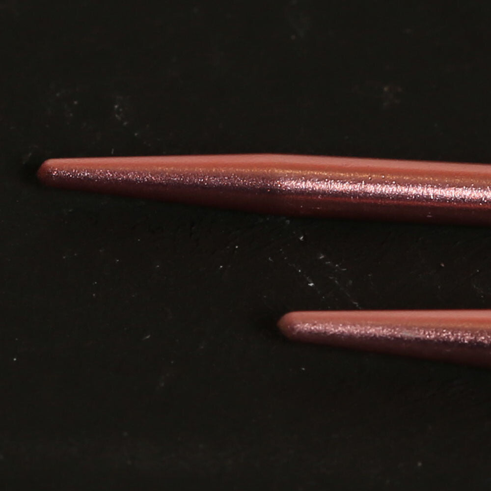 Pony Colour 3 mm 35 cm Aluminum Knitting Needle, Light Yellow - 33705