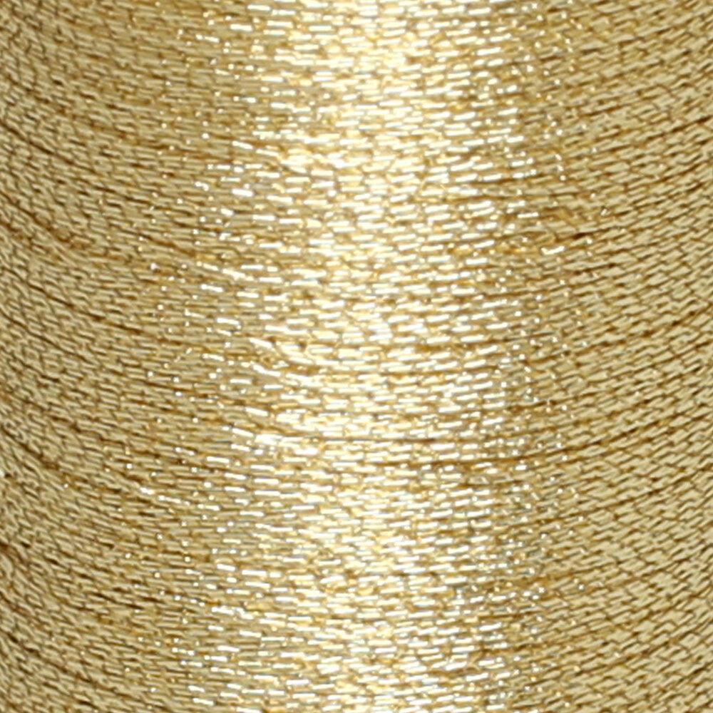 Anchor No:14 10g Metallic Machine Embroidery Thread, Yellow - 24152517