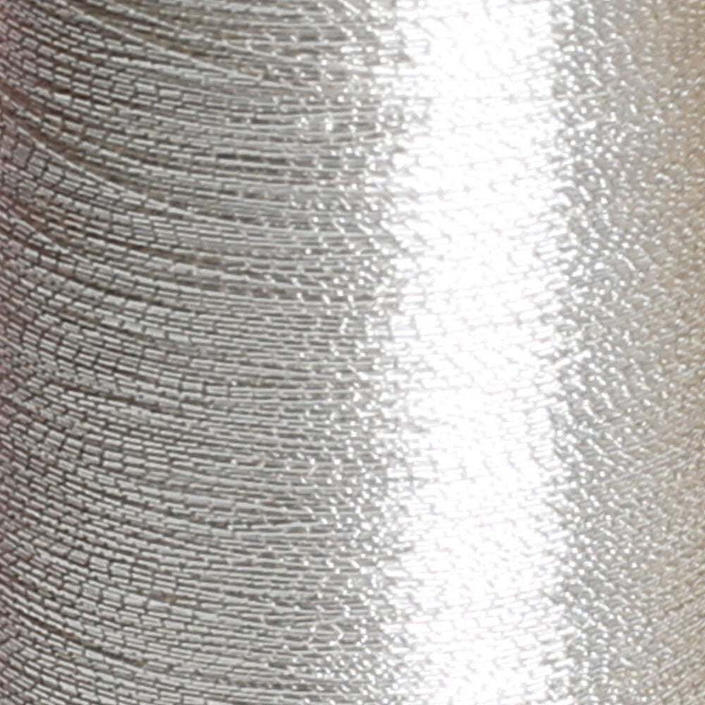 Anchor No:50 10g Metallic Machine Embroidery Thread, Grey - 23162770