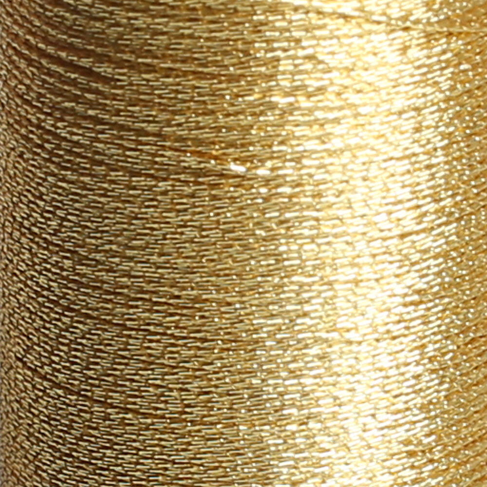Anchor No:14 10g Metallic Machine Embroidery Thread, Yellow - 22486229