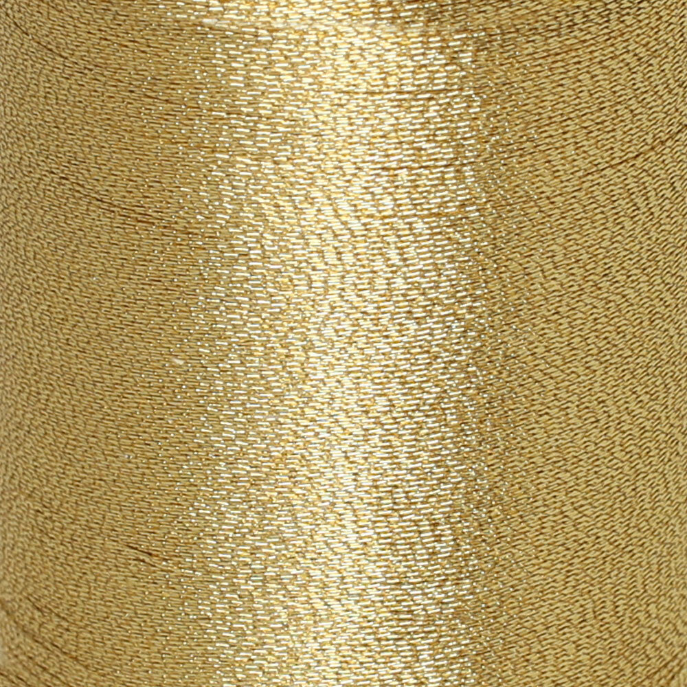 Anchor No:14 25g Metallic Machine Embroidery Thread, Yellow - 23097859