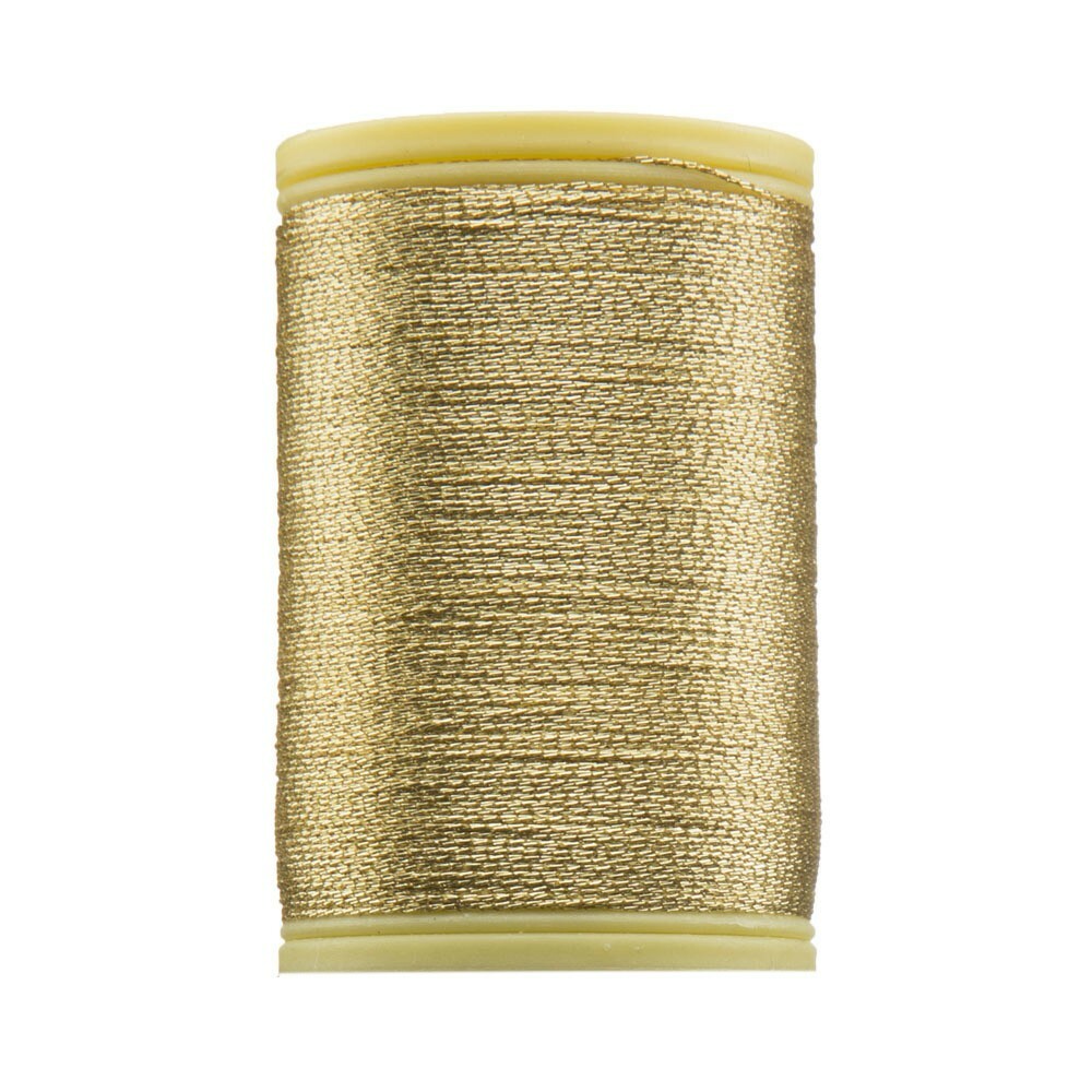 Anchor No:14 10g Metallic Machine Embroidery Thread, Yellow - 23504595