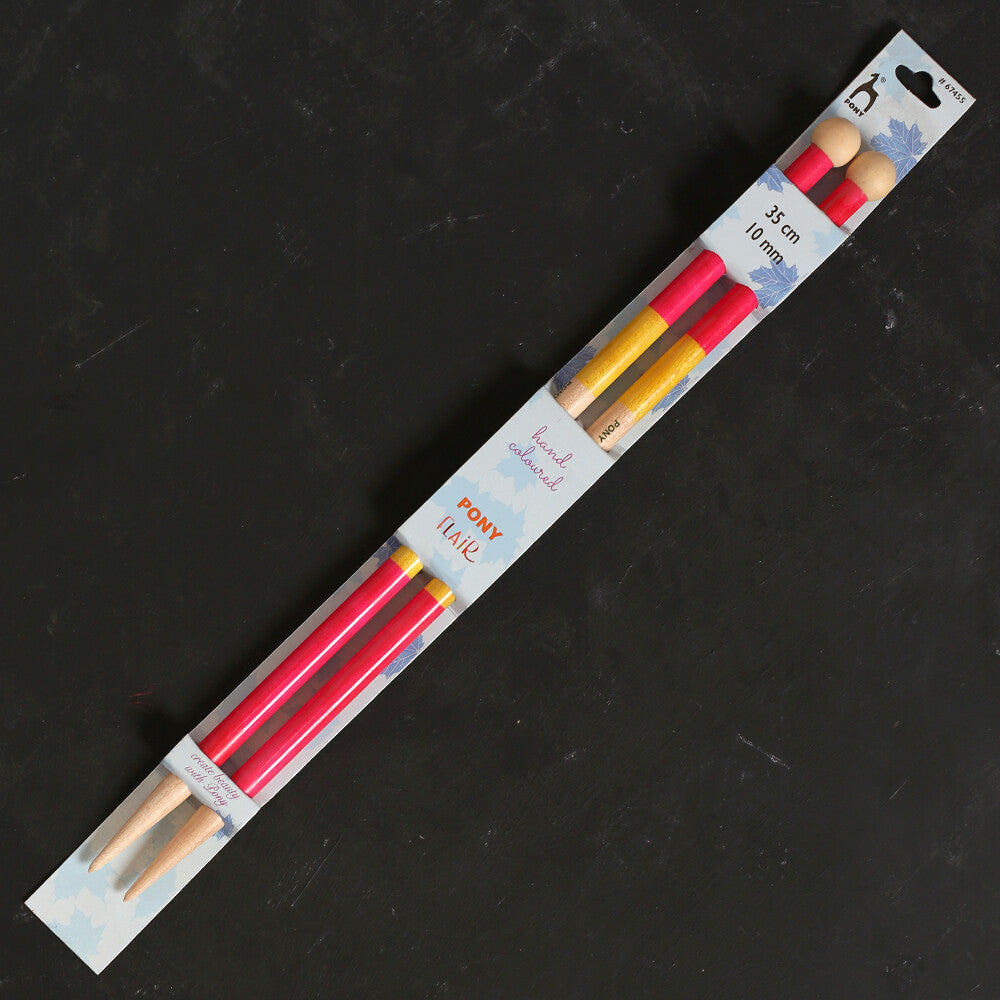 Pony Flair 10 mm 35 cm Maple Knitting Needle - 67455