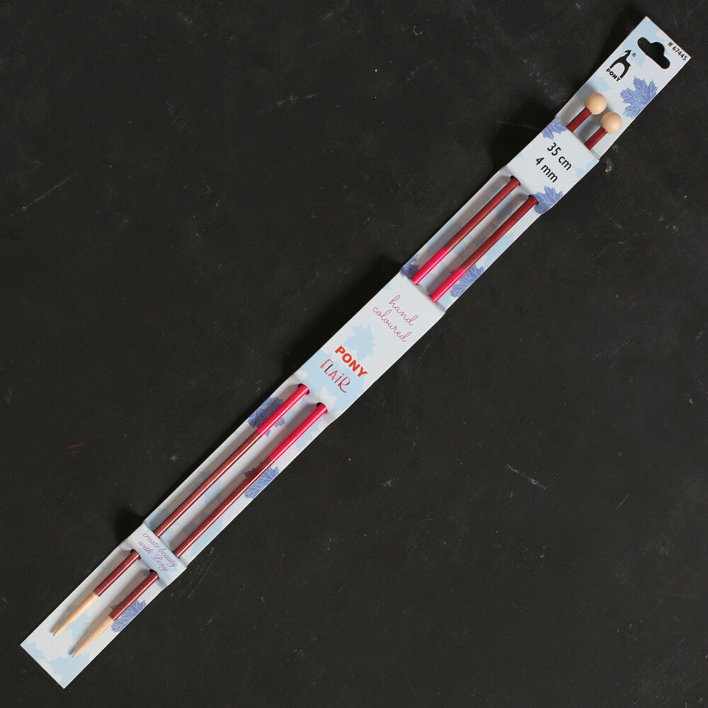 Pony Flair 4 mm 35 cm Maple Knitting Needle - 67445