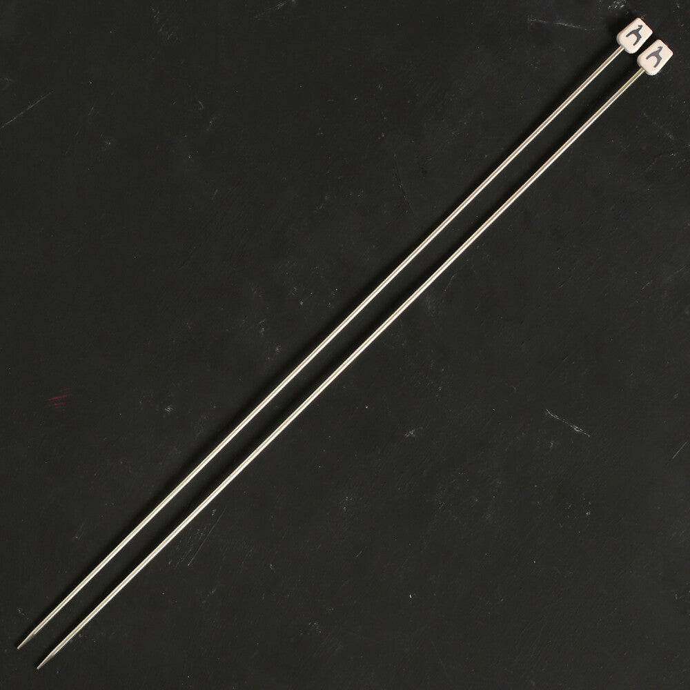 Pony Colour 2.5 mm 35 cm 35 cm Aluminum Knitting Needle, Green - 33703