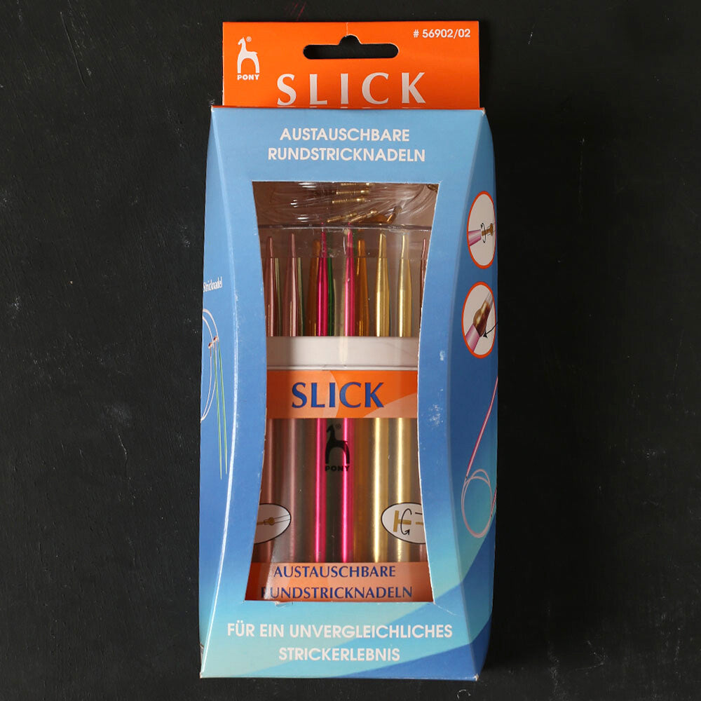 Pony Slick Aluminium Interchangeable Circular Needles - 56902