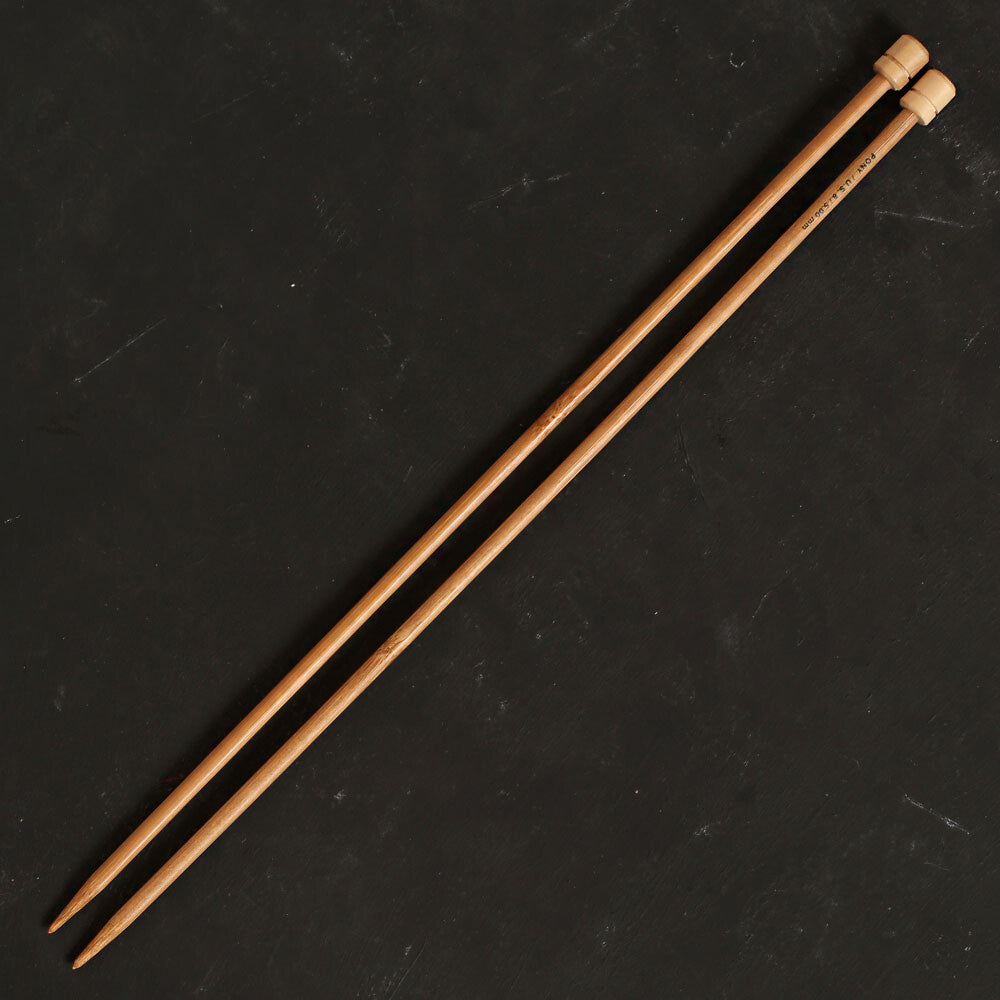 Pony Bamboo 5 mm 33 cm Bamboo Knitting Needles - 66811