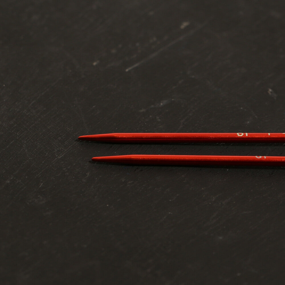 Pony Measure 2.25 mm 35 cm Aluminium Knitting Needles, Orange - 34502