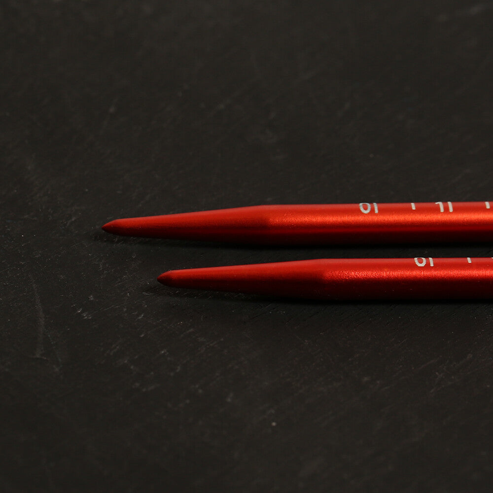 Pony Measure 5.5 mm 35 cm Aluminium Knitting Needles, Orange - 34512