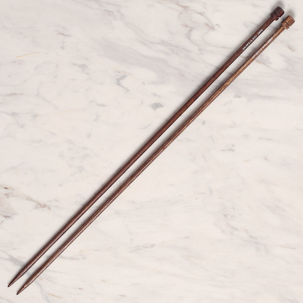 Pony Perfect 5.5 mm 40 cm Wooden Knitting Needle - 42012