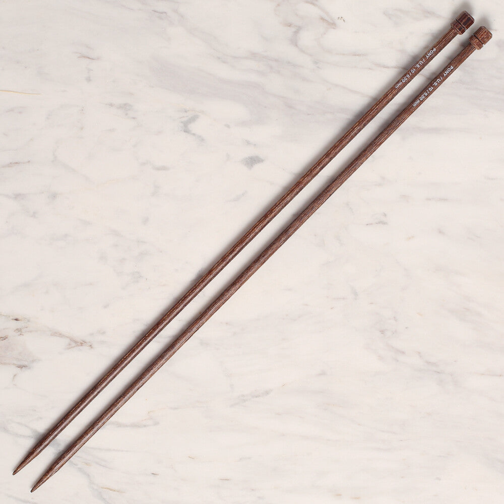 Pony Perfect 6 mm 40 cm Wooden Knitting Needle - 42013