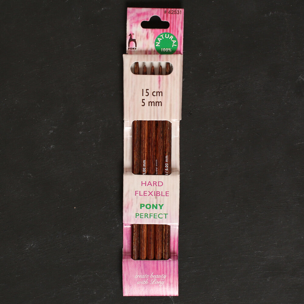 Pony Perfect 5.00mm Double Pointed Needle - 42531
