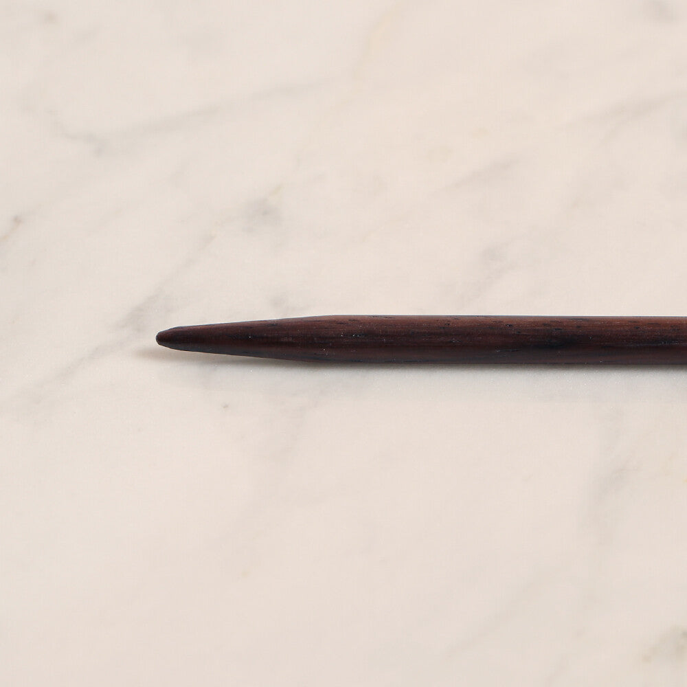 Pony Rosewood 5 mm 35 cm Rosewood Knitting Needles, 33811