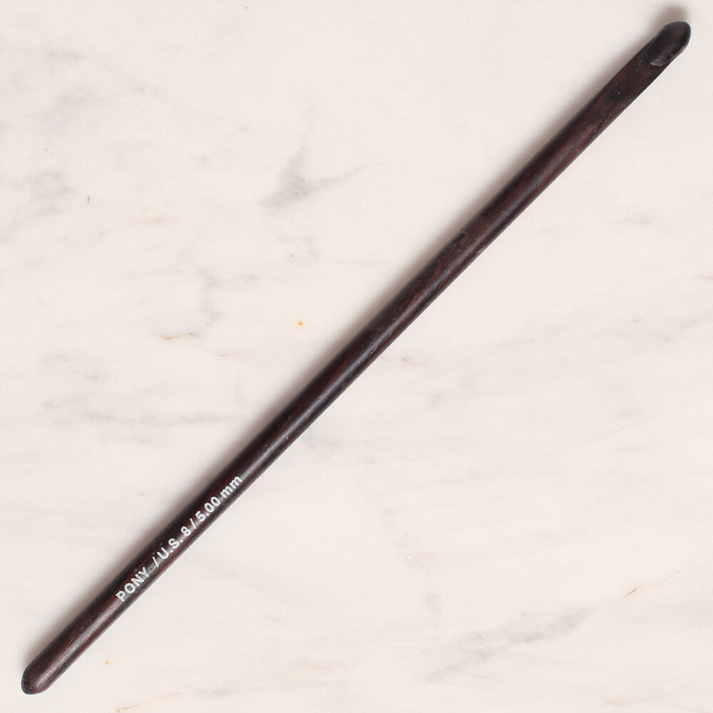 Pony Rosewood 5 mm 15 cm Rosewood Crochet Hook - 44903