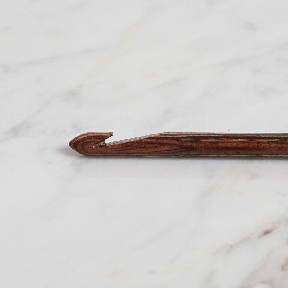 Pony Perfect 4 mm 15 cm Wooden Crochet Hook - 46009