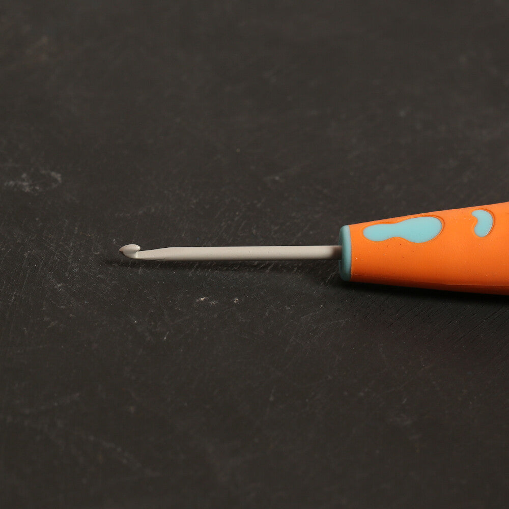 Pony 2.5 mm 13 cm Aluminium Crochet Hook with Soft Handle - 59803