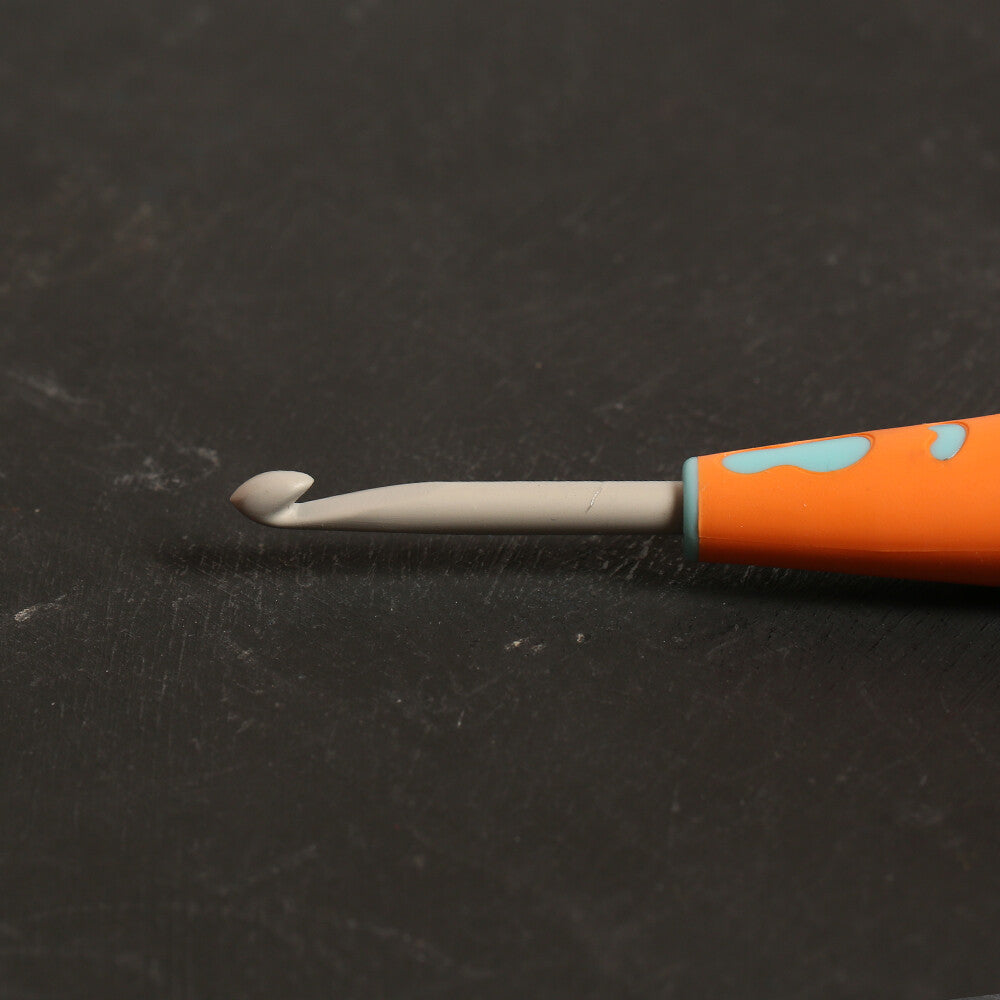 Pony 5 mm 13 cm Aluminium Crochet Hook with Soft Handle - 59811