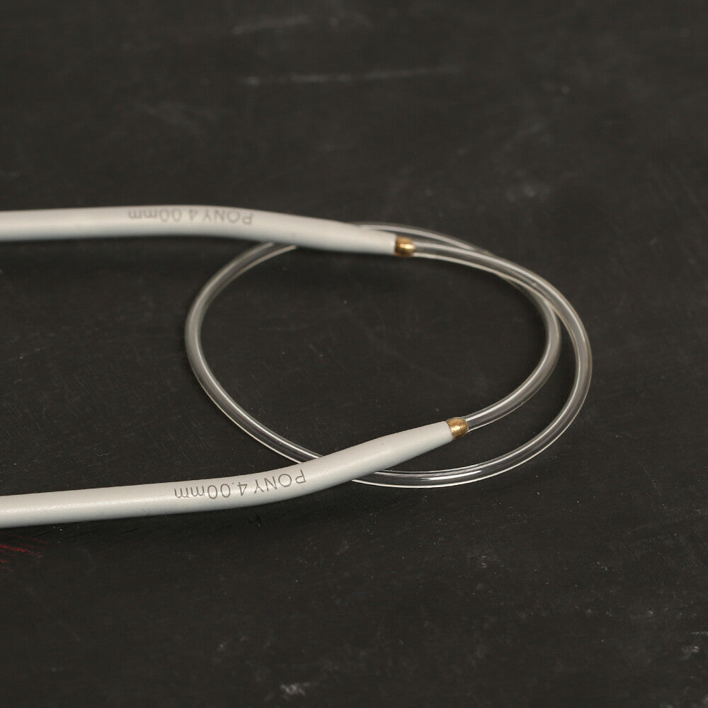 PONY 4 MM 40 CM GLYDON JOINT ALUMINIUM CIRCULAR NEEDLE - 47609