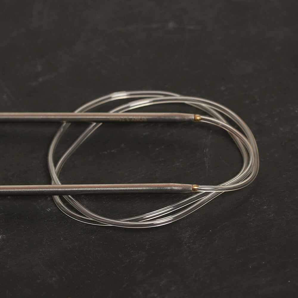 Pony Elan 3.75 mm 80 cm Stainless Steel Circular Needle - 48003