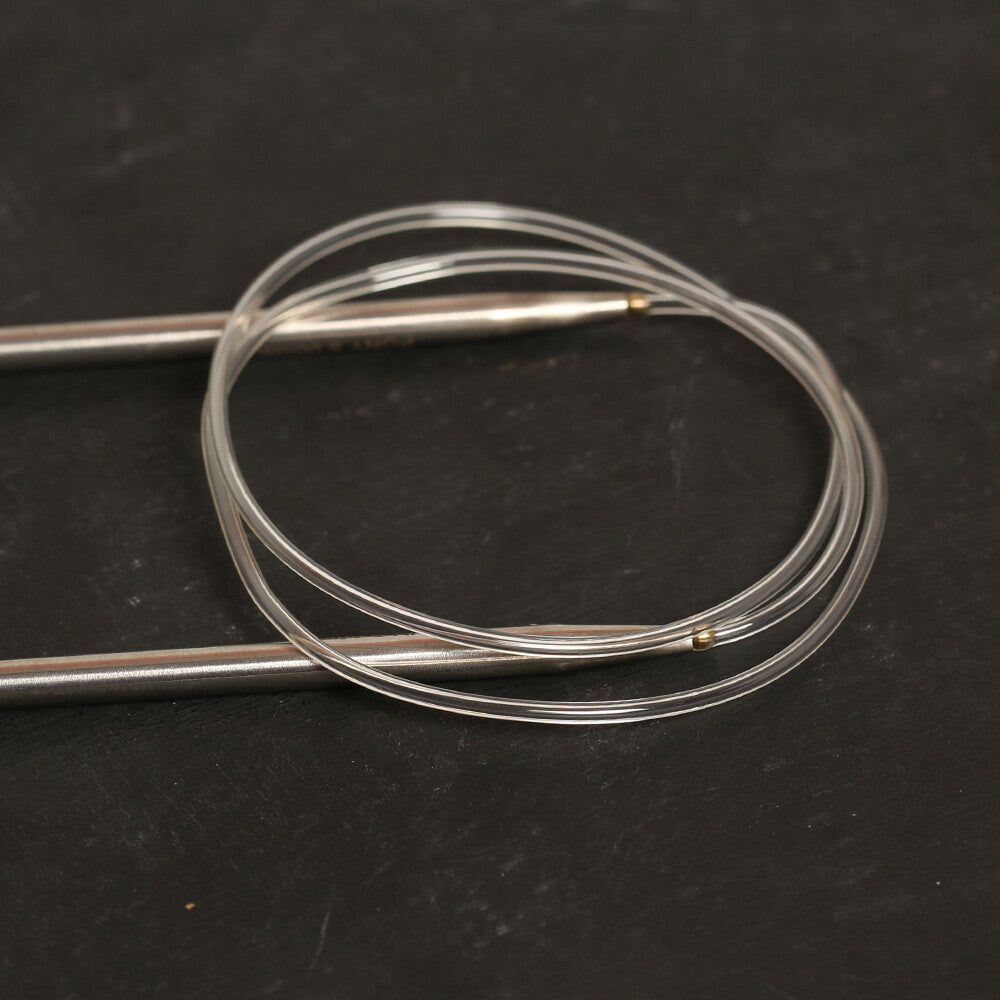 Pony Elan 5 mm 80 cm Stainless Steel Circular Needle - 48006