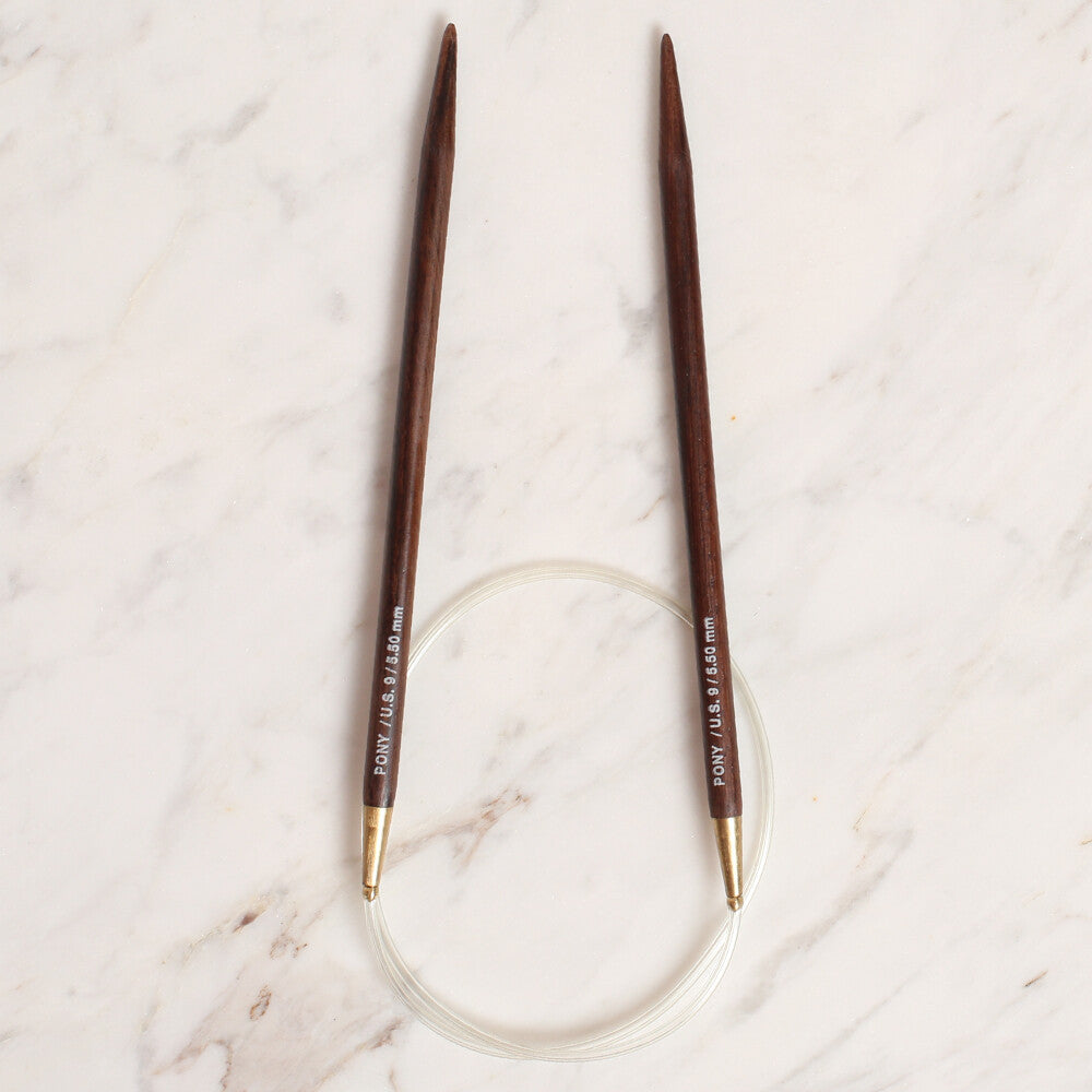 Pony Rosewood 5.5 mm 60 cm Circular Needle - 48812