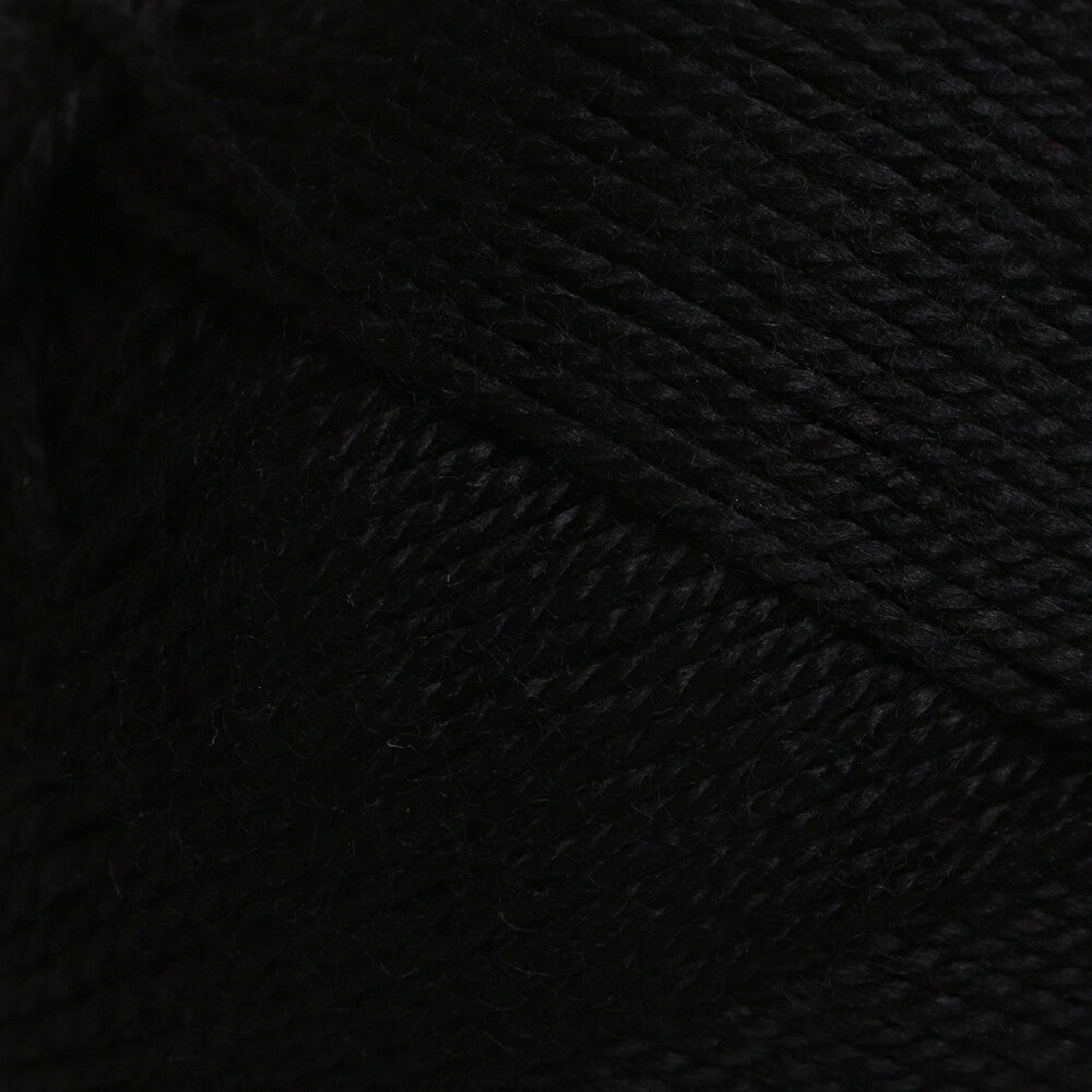 Etrofil Flora Knitting Yarn, Black - 70968