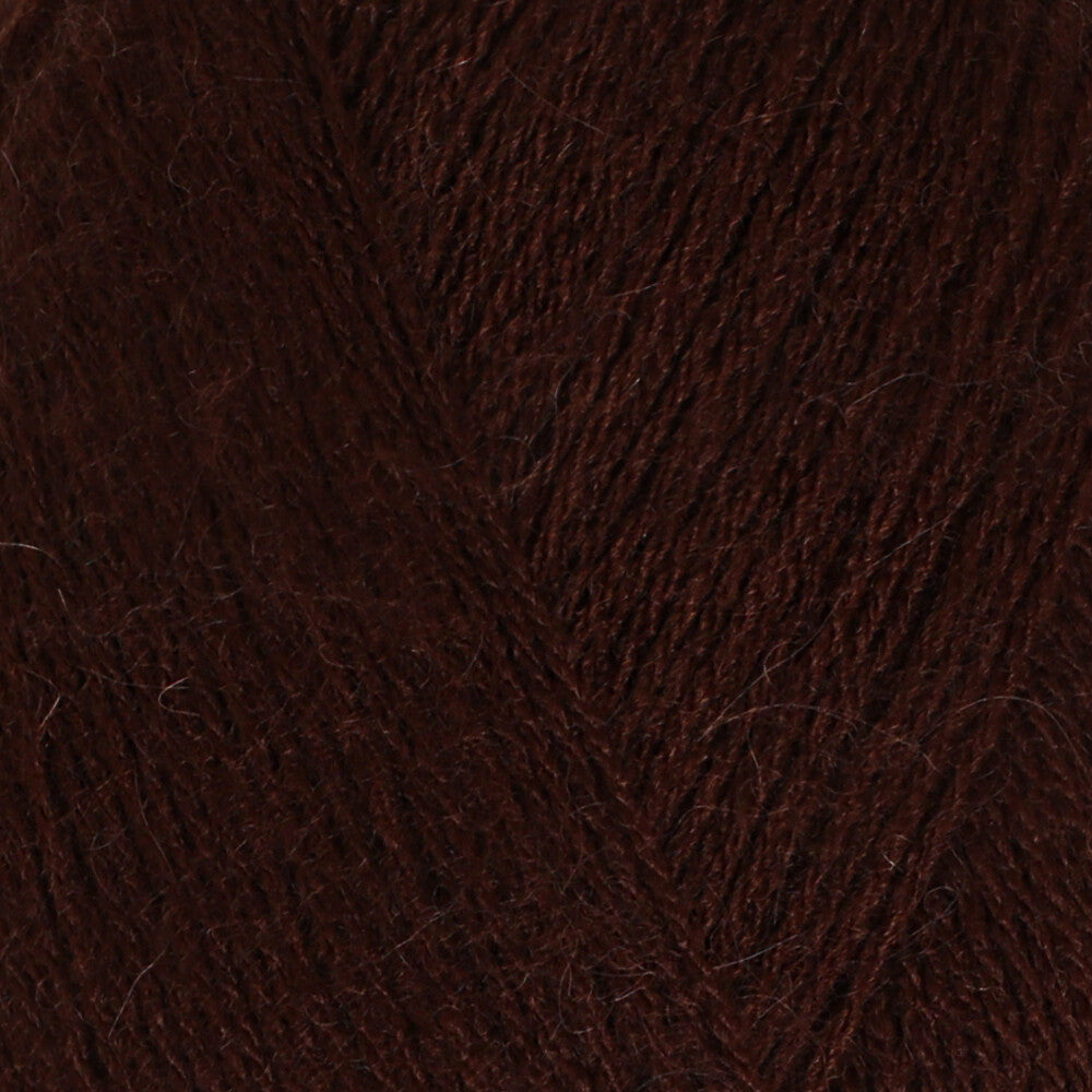 Madame Tricote Paris Angora Knitting Yarn, Dark Brown - 083