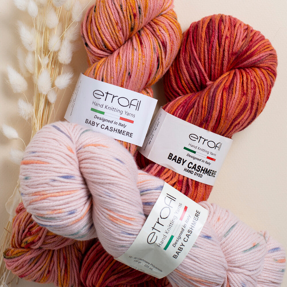 Etrofil Baby Cashmere Yarn, Variegated - BC008