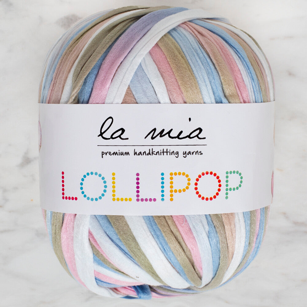La Mia Lollipop Variegated Cake Yarn - LL008
