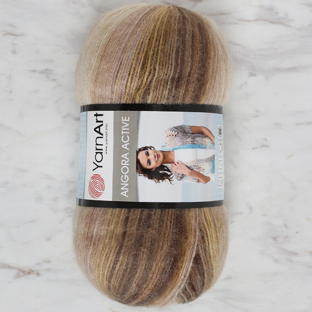 YarnArt Angora Active Knitting Yarn, Variegated - 843