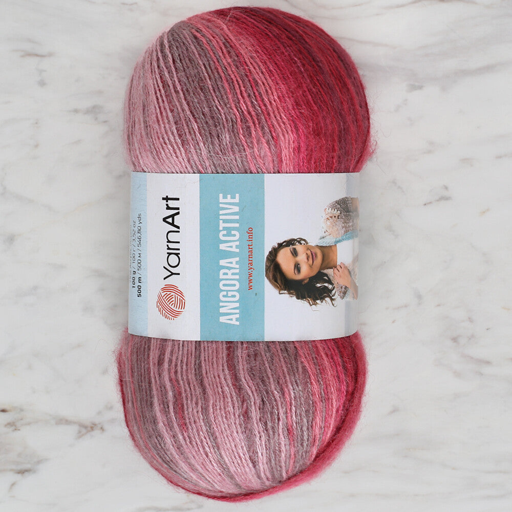 YarnArt Angora Active Knitting Yarn, Variegated - 841