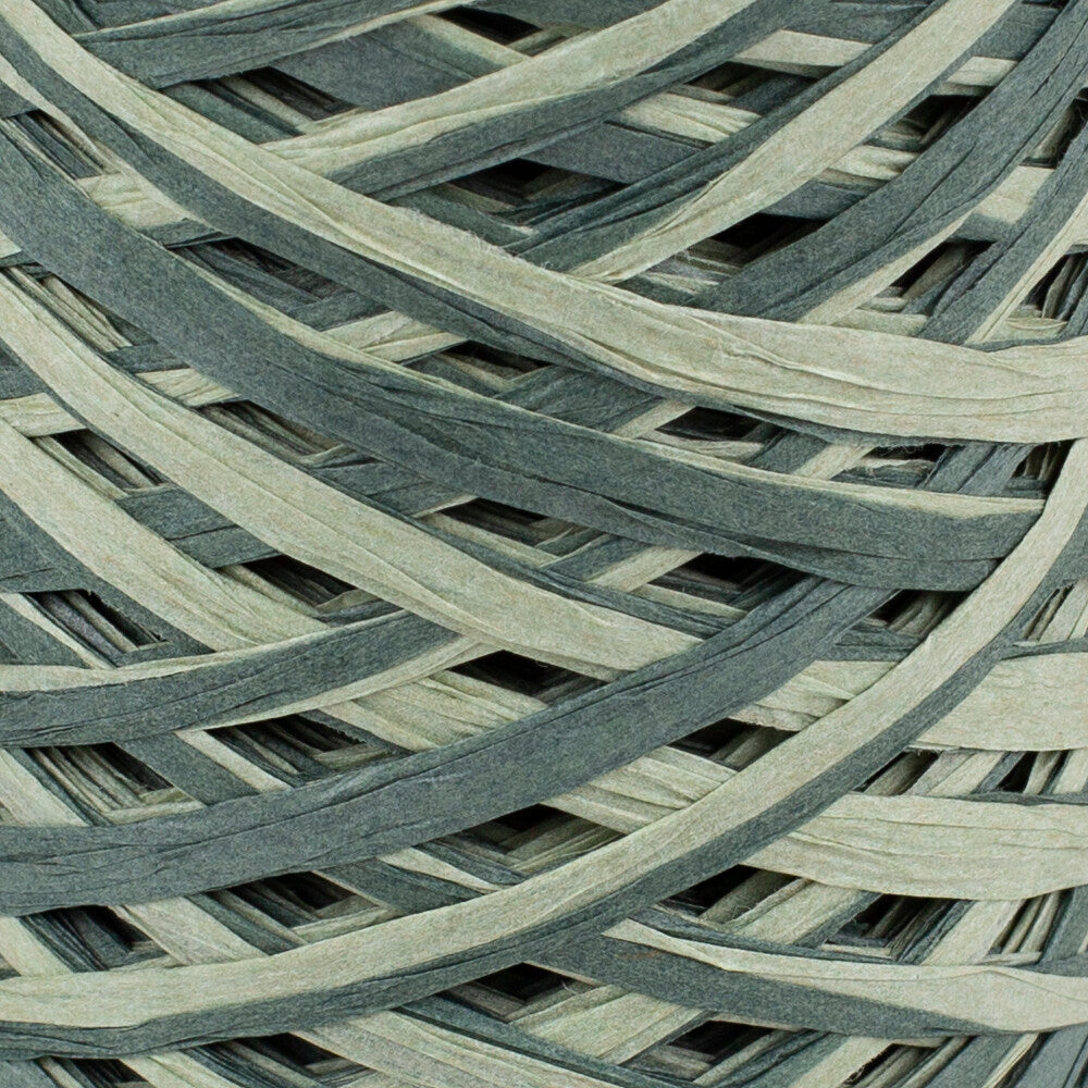 Loren Natural Raffia Paper Yarn, Variegated, 50 gr