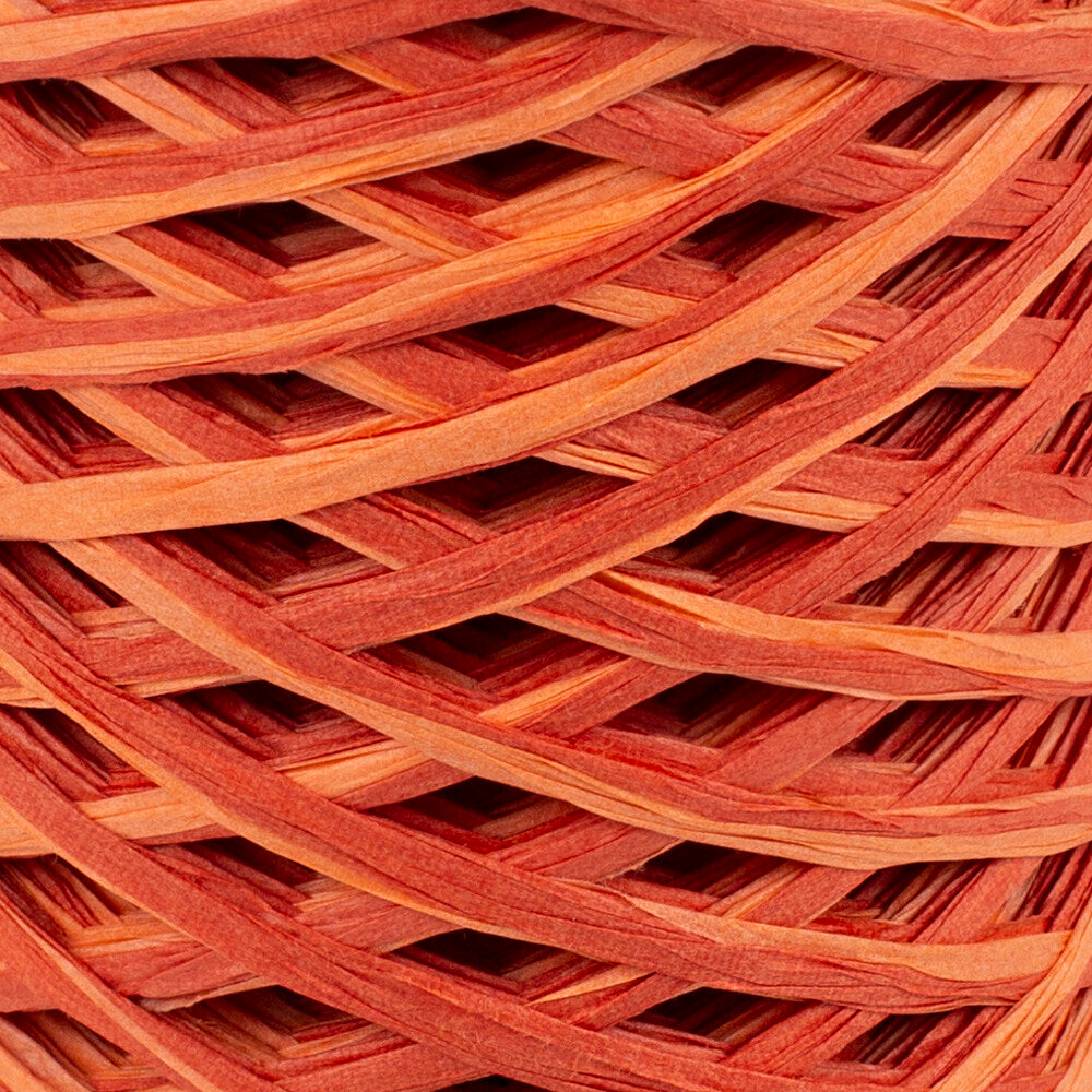 Loren Natural Raffia Paper Yarn, Variegated, 50 gr