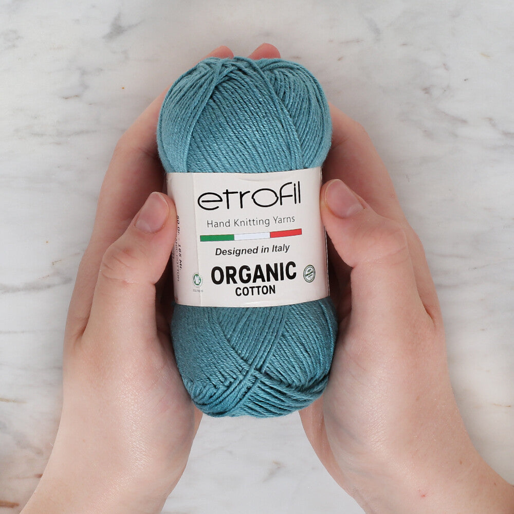 Etrofil Organic Cotton 50gr Yarn, Black - EB062