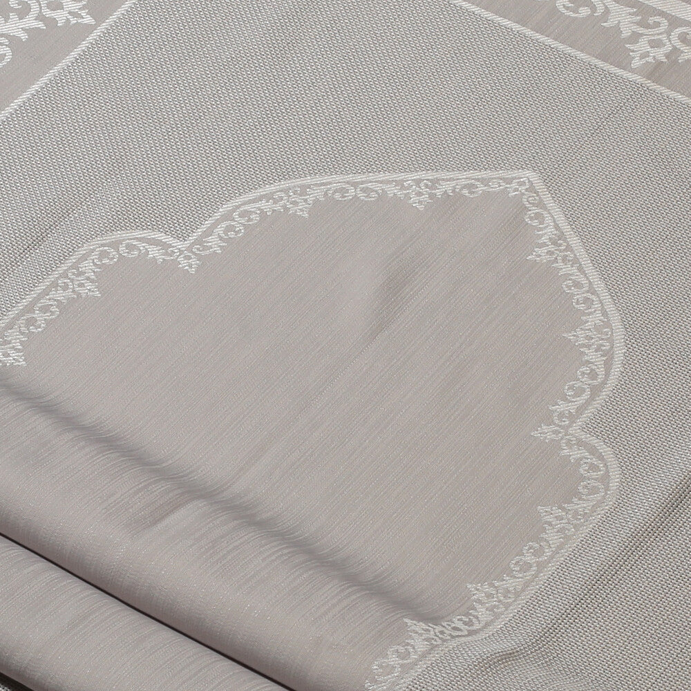 Loren Embroidery Fabric - Light Grey