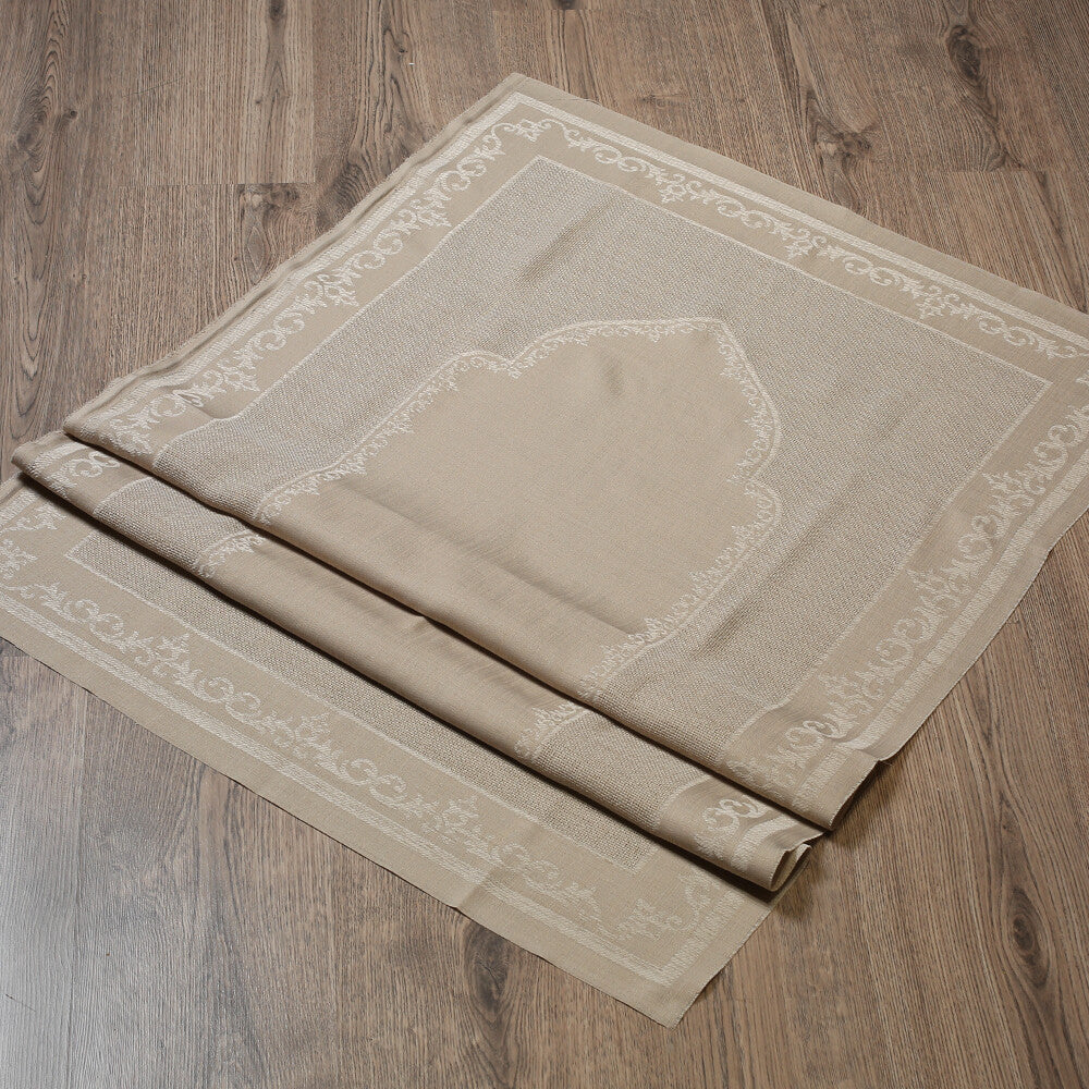 Loren Embroidery Fabric - Mink