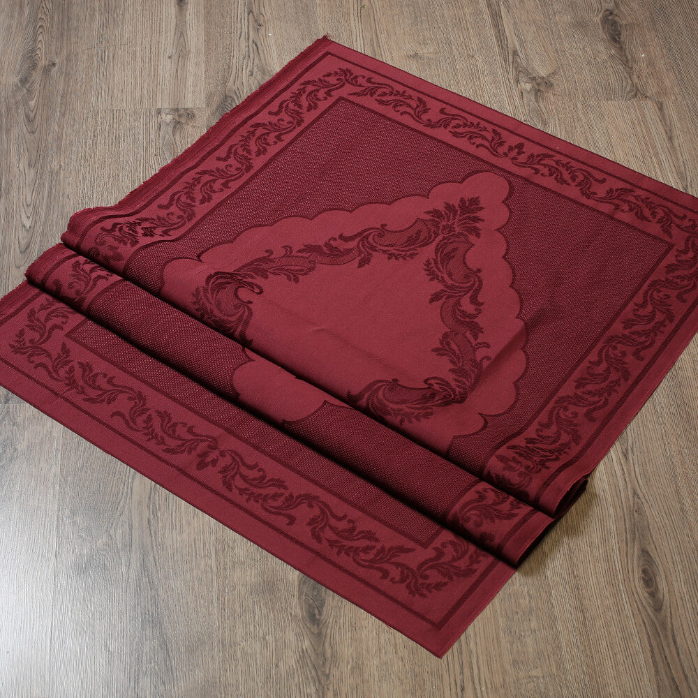 Loren Embroidery Fabric, Claret