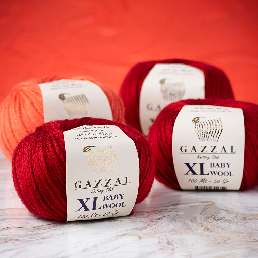 Gazzal Baby Wool XL Baby Yarn, White - 801XL