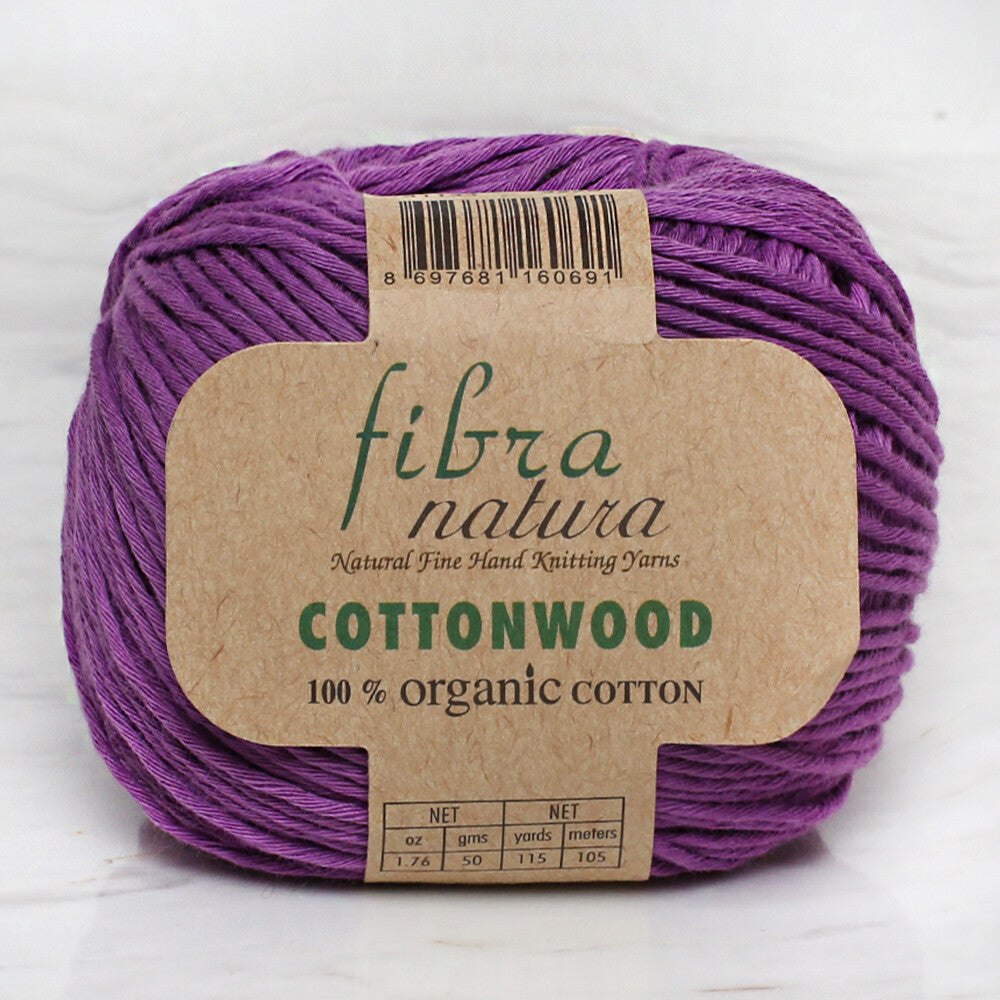 Fibra Natura Cottonwood Yarn, Purple - 41133