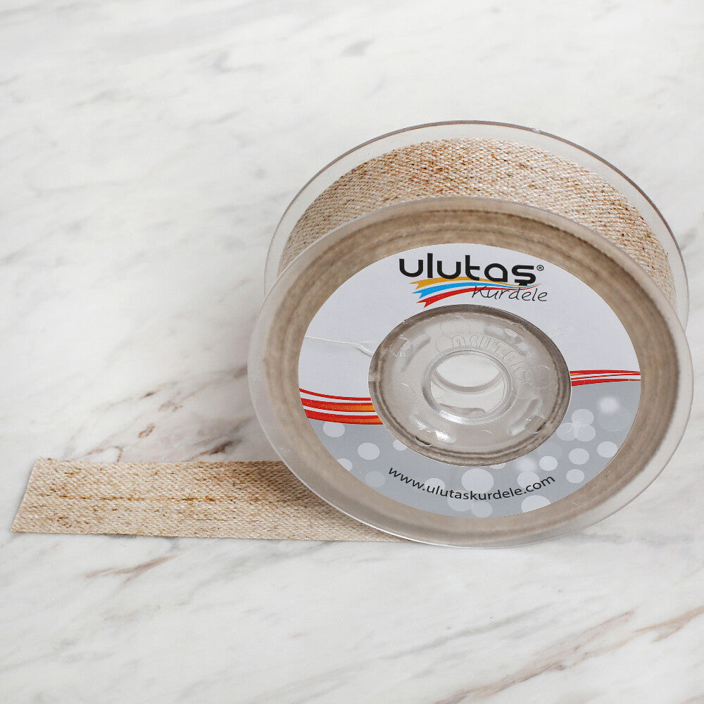 Ulutaş 2.5 cm 10 m Linen Ribbon